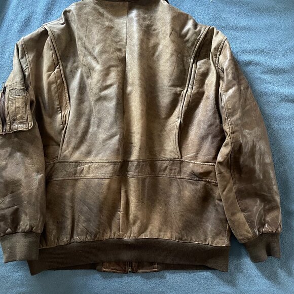 Vintage Marco Serafino Mens1XL Tall Leather Jacket - Picture 2 of 6